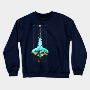 Pixel Planets : Earth Crewneck Sweatshirt